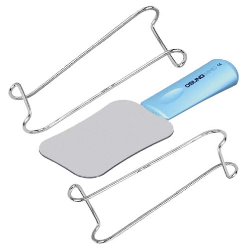 OSUNG Intra Oral Mirror, Pedo Occlusal Small Size 63 x 100 mm with Cheek Retractor Set - Osung USA 
