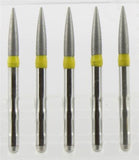 Diamond Burs, Cylinder Flat Shape, Fine Grit Multi-Use 108Cd-58F - Osung USA