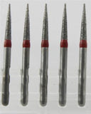 Diamond Burs, Taper Conical Shape, Fine Grit Multi-Use 160Tc-21F - Osung USA