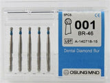 Diamond Burs, Ball Round Shape, Standard Grit Multi-Use 001Br-46 - Osung USA