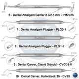 Dental Amalgam Tray Instrument Set - C-1038 - Osung USA