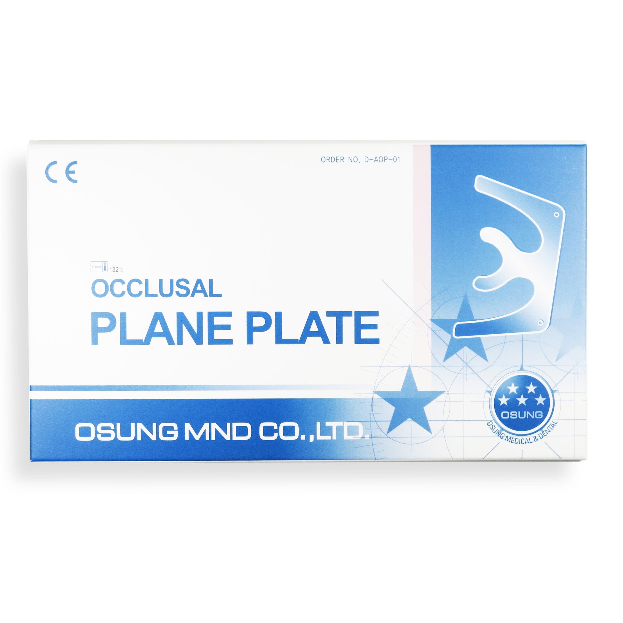 Osung Dental Occlusal Wax Rim Former Plate Premium - ARR1 (B615) - Pack Of 100