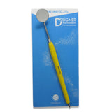 Mouth Mirror, Autoclavable Handle, Cone Socket, Yellow, 2MHC3 - Osung USA