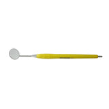 Mouth Mirror, Autoclavable Handle, Simple Stem, Yellow, 2MHS3 - Osung USA