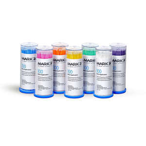 Disposable Micro Applicators Regular Assorted Colors (Blue,Green,Orange,Purple) 400/bx  * - Osung USA