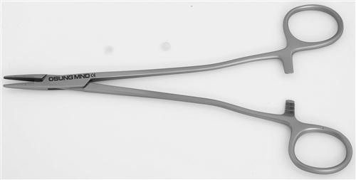 Needle Holder, Mayo Vascular,  Tungsten Carbide 180mm - Osung USA