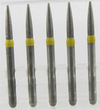 Diamond Burs, Flame Ogival Shape, Xtra Fine Grit Multi-Use 298Fo-21Ef - Osung USA
