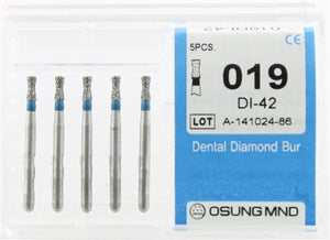 Diamond Burs, Double Inverted Cone Shape, Std Grit Multi-Use 019Di-42 - Osung USA