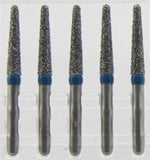 Diamond Burs, Taper Round Shape, Standard Grit Multi-Use 198Tr-S13 - Osung USA