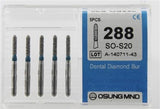 Diamond Burs, Cylindrical Ogival Shape, Std Grit Multi-Use 288So-20 - Osung USA