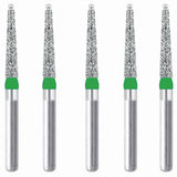215.20C1, Conical End, Dome End Side Cutting Only, 2 mm Dia,  Coarse Grit Diamond Bur, 5 per pack