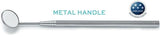 Dental Mouth Mirror Stainless Handle, Simple Stem - Osung USA