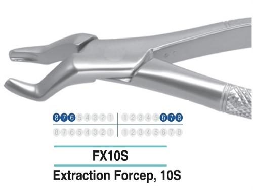 Dental Extraction Forcep UPPER MOLARS, FX10S - Osung USA