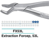 Dental Extraction Forcep UPPER MOLARS, FX53L - Osung USA