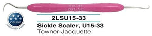 Sickle Scaler, Towner Jacquette, Autoclavable Silicone Handle, U15-33 - Osung USA