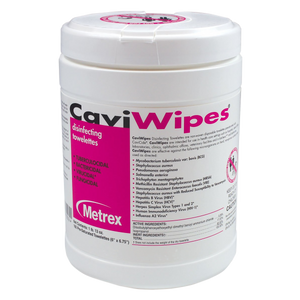 CAVIWIPES 6 x 6-3/4 INCH DISINFECTING 160 WIPES PER CANISTER - Osung USA