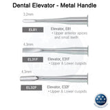 Dental Elevator Kit - Metal Handle - 14 Pcs - Osung USA