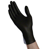 Ambitex N200BLK Series Powder Free Black Nitrile Gloves, Extra Large, 100/Box (NXL200BLK) - Osung USA