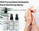Hand Sanitizer Disinfectant Spray 4oz Bottles - 99.9% effective [USA Made] - Osung USA
