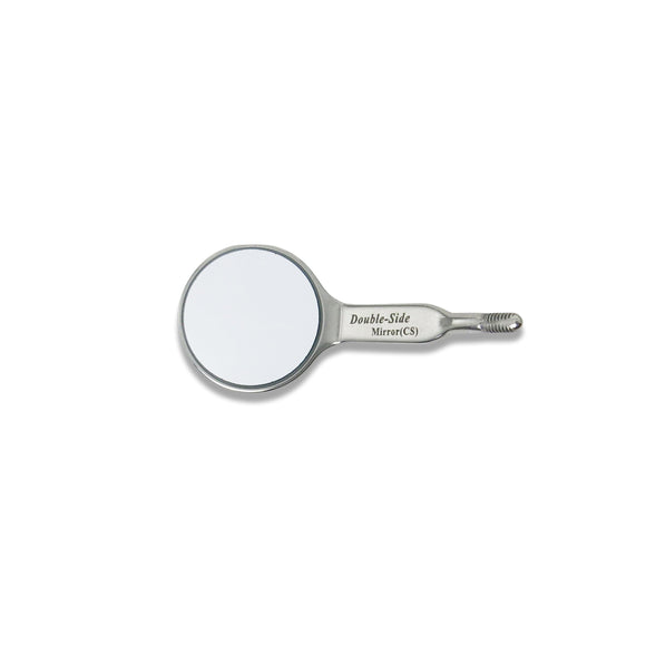 Mouth Mirror, Front Surface Double Side,Cone Socket No. 4, 22mm dia, EA - Osung USA 